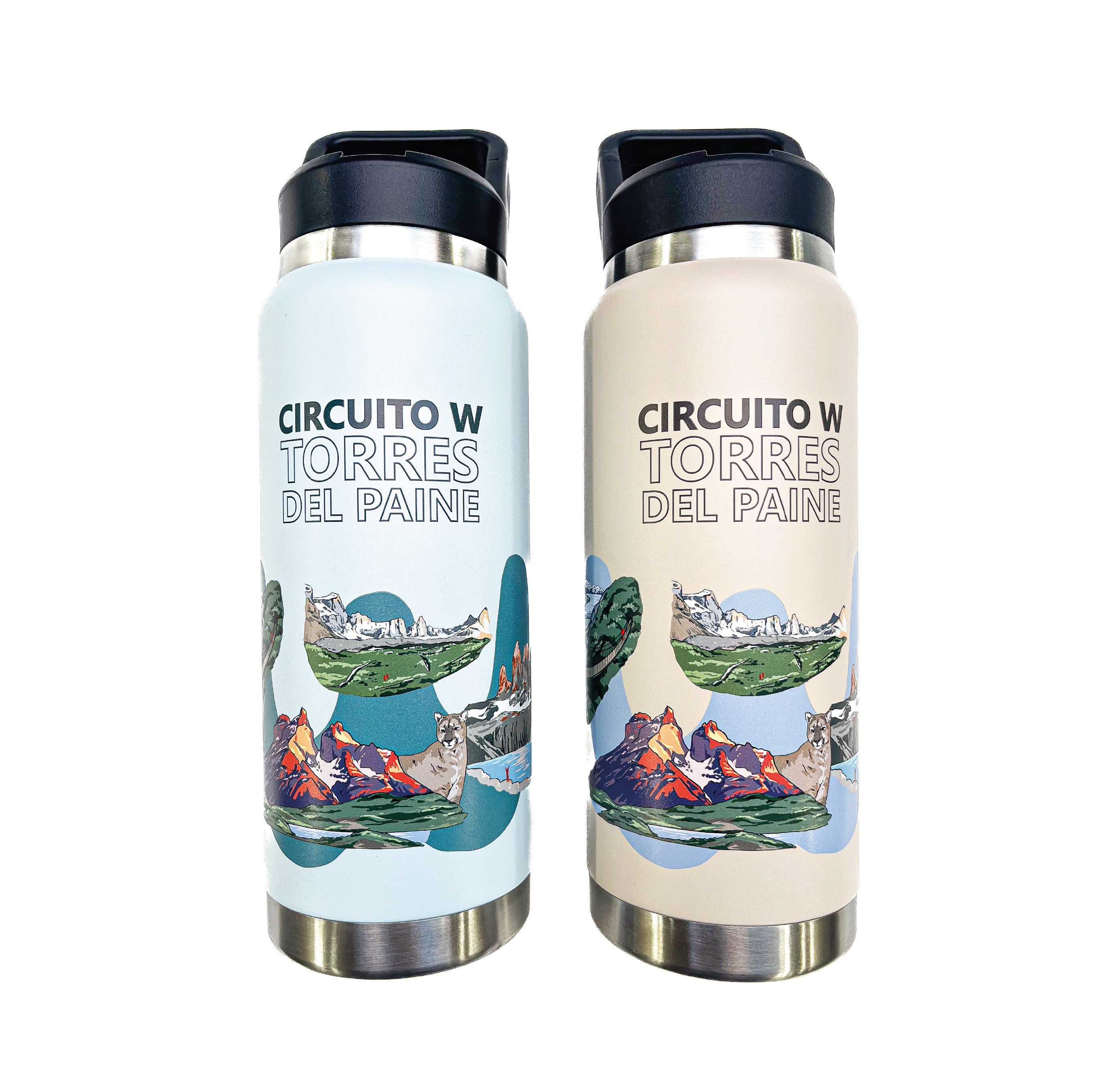 Botella Acero Inox 750ml - Circuito W Torres Paine