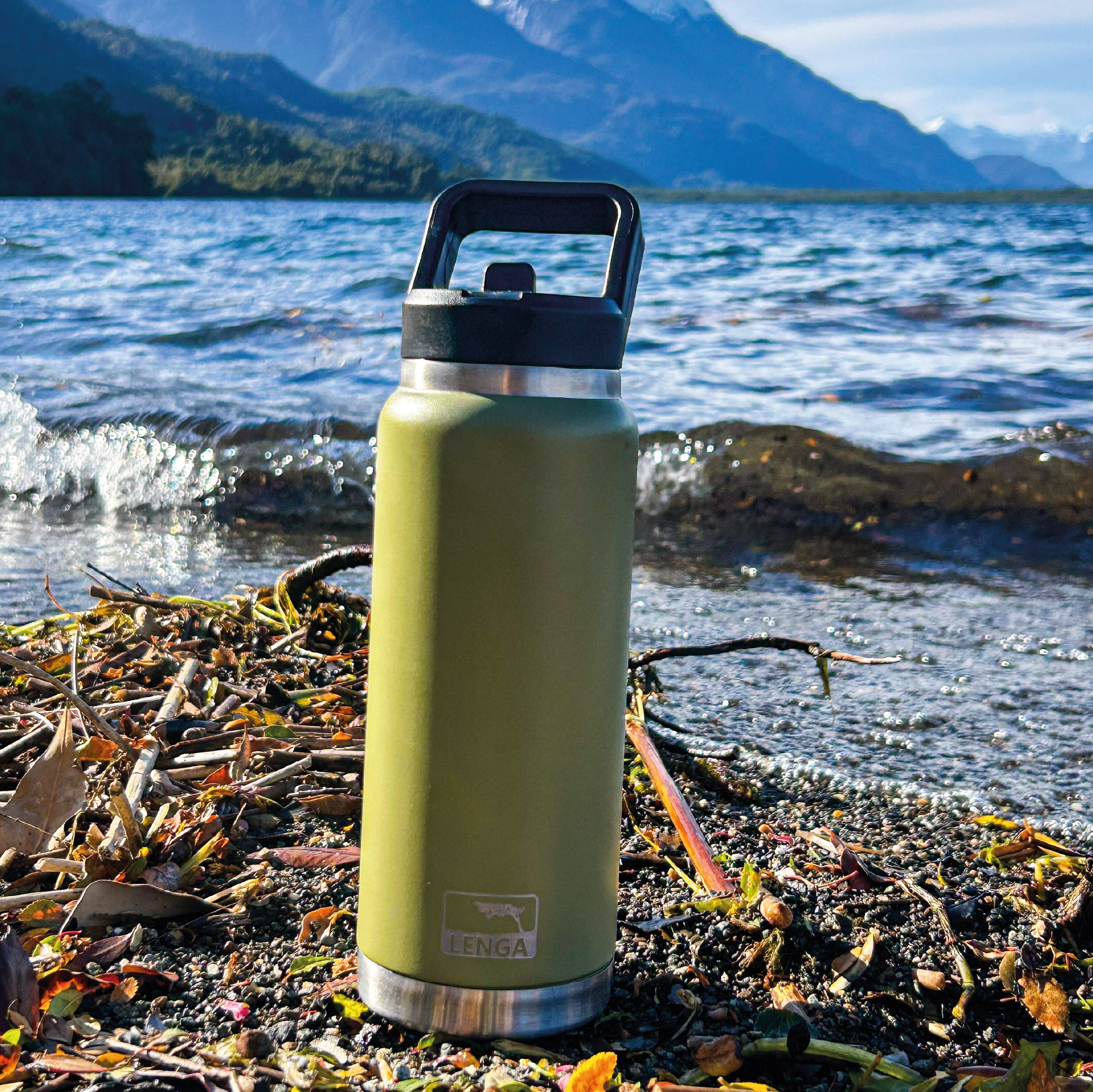 Pack Botella Inox 750ml + Cepillo Limpieza De Botella