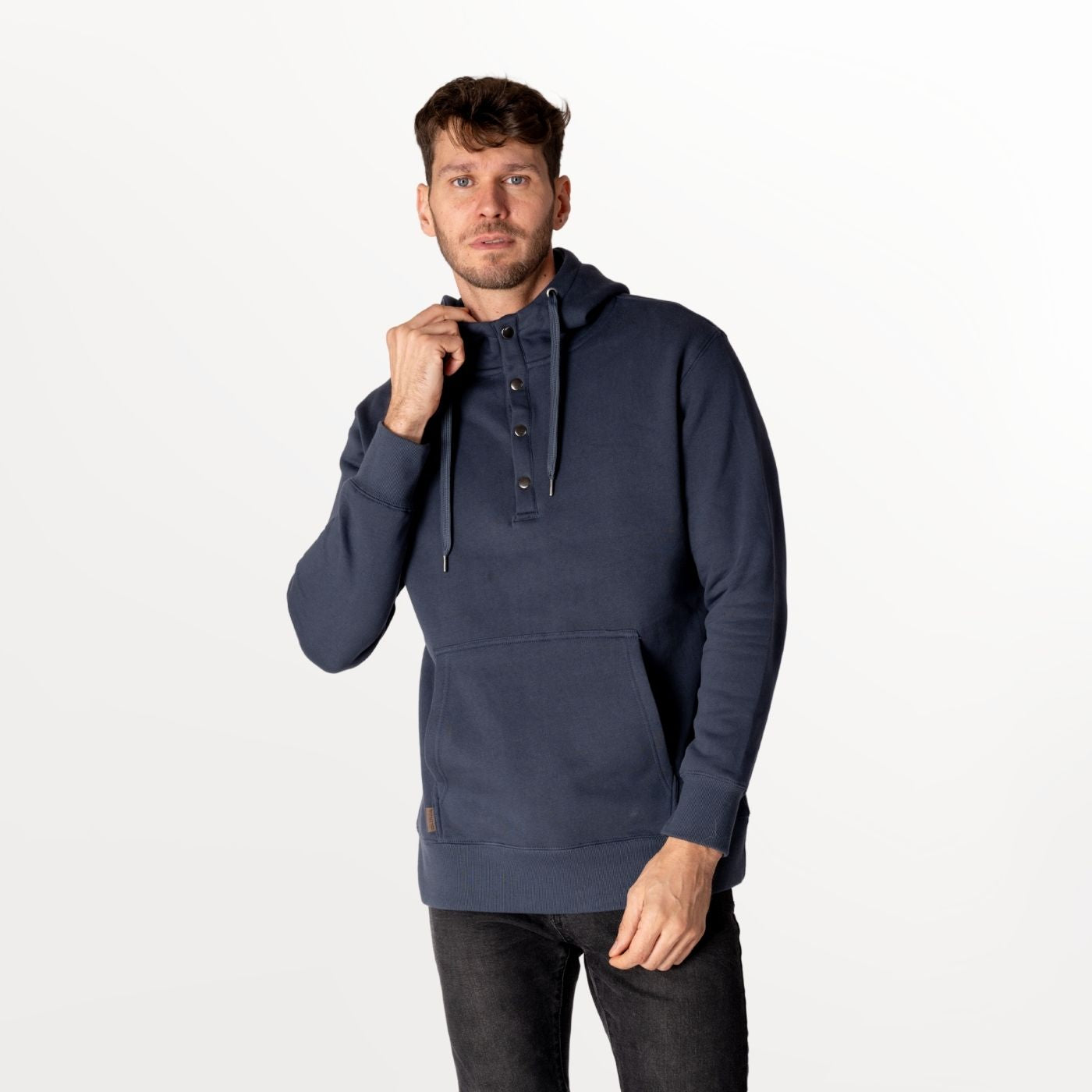 Polerón con Capucha y Botones de Algodón Orgánico Fitz Roy