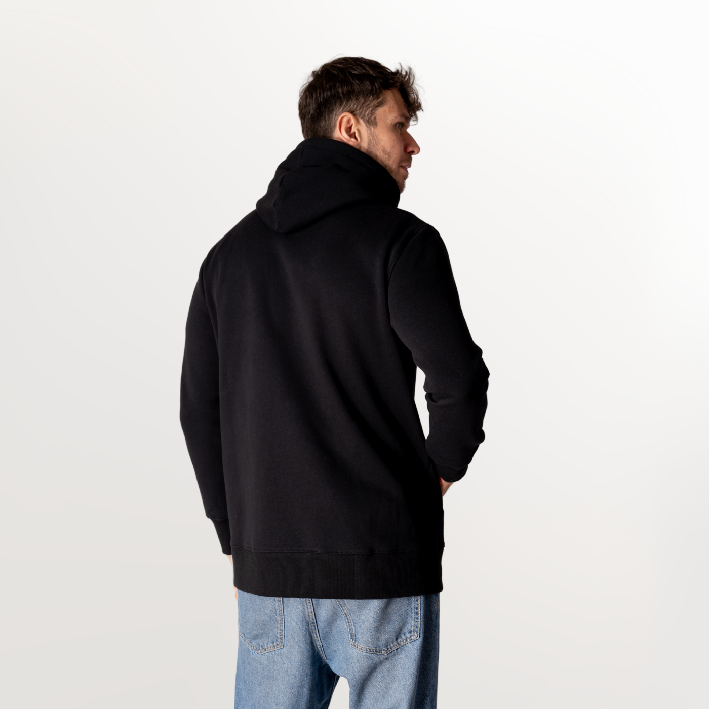 Polerón con Gorro y Cierres de Algodón Orgánico Pehoe