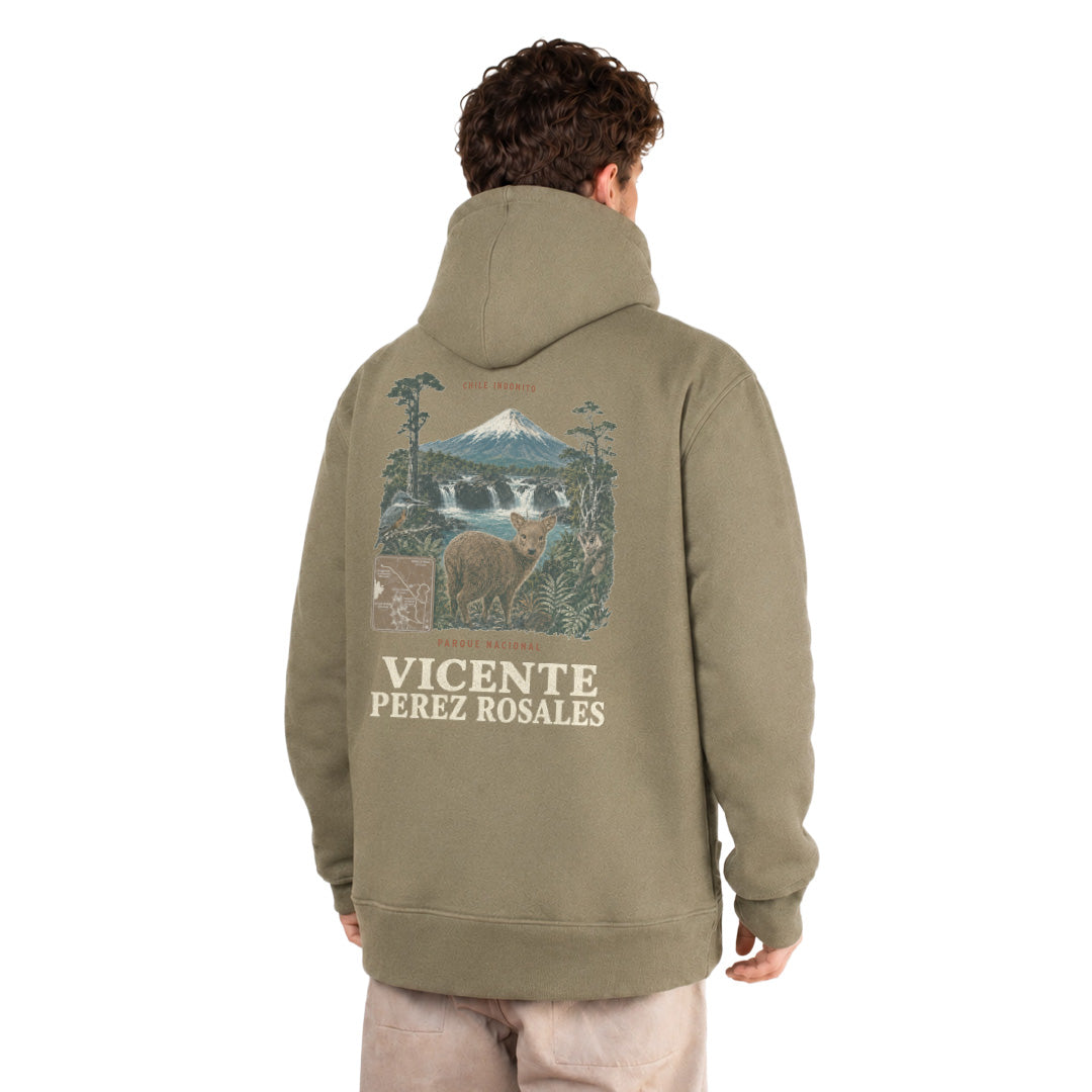 Polerón con gorro Vicente Perez Rosales Fauna Chile Indómito