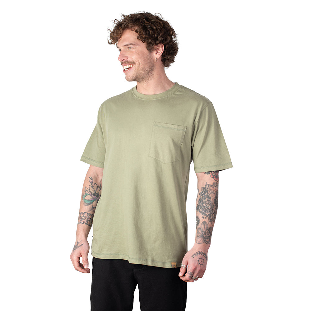 Polera Manga Corta con Bolsillo Algodón Quillay Uv+pro