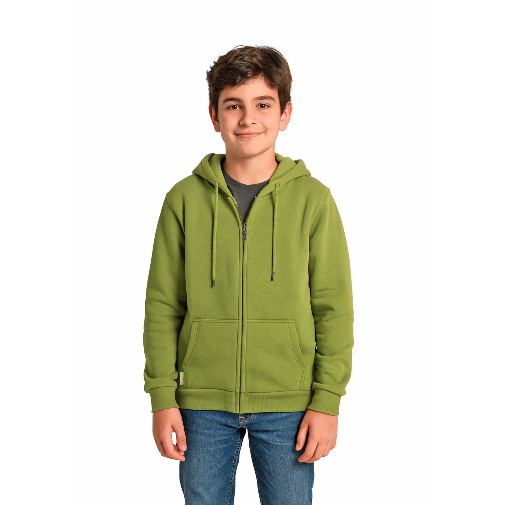 Polerón Algodón Orgánico con Interior Sherpa Niño Unisex Puelo