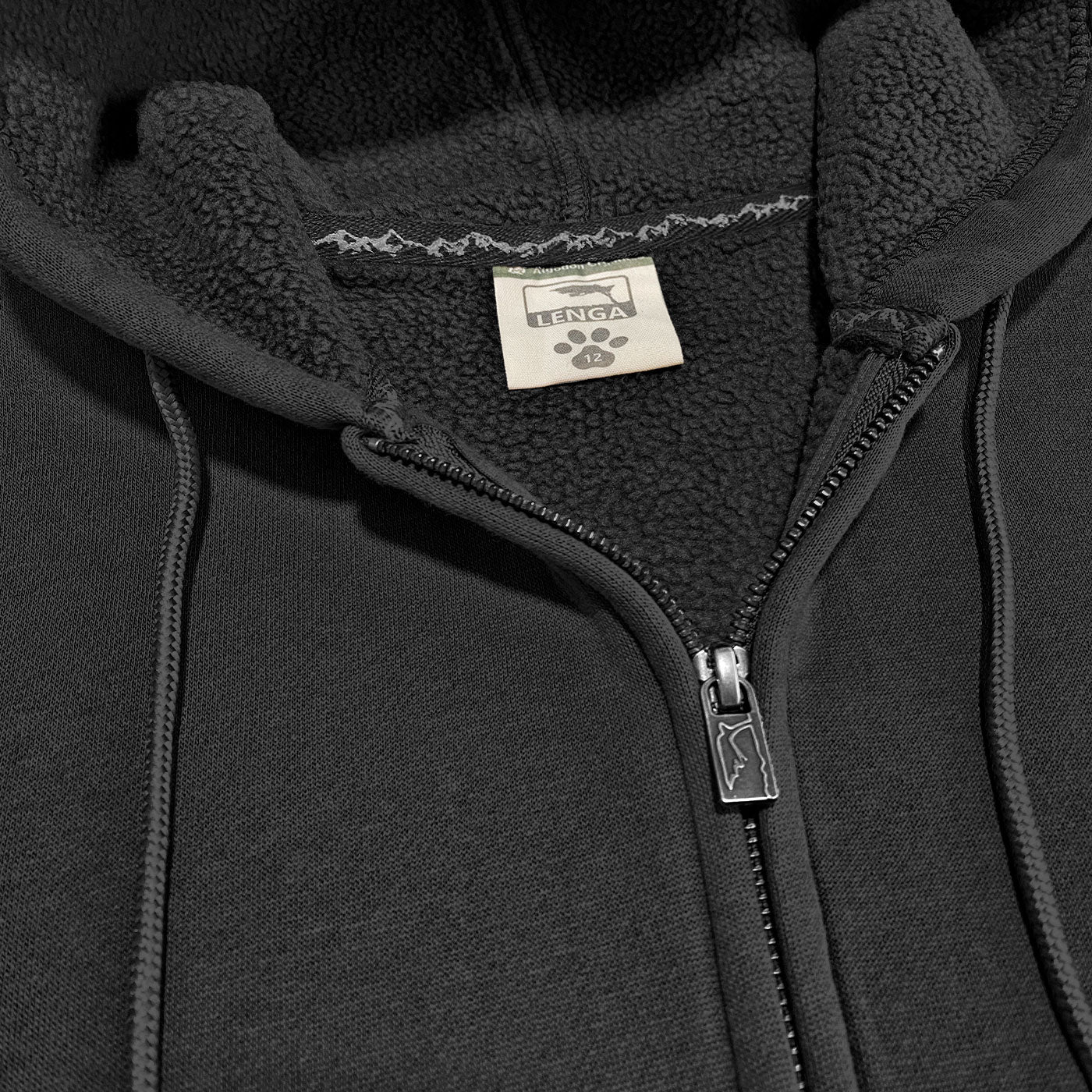 Polerón Algodón Orgánico con Interior Sherpa Niño Unisex Puelo