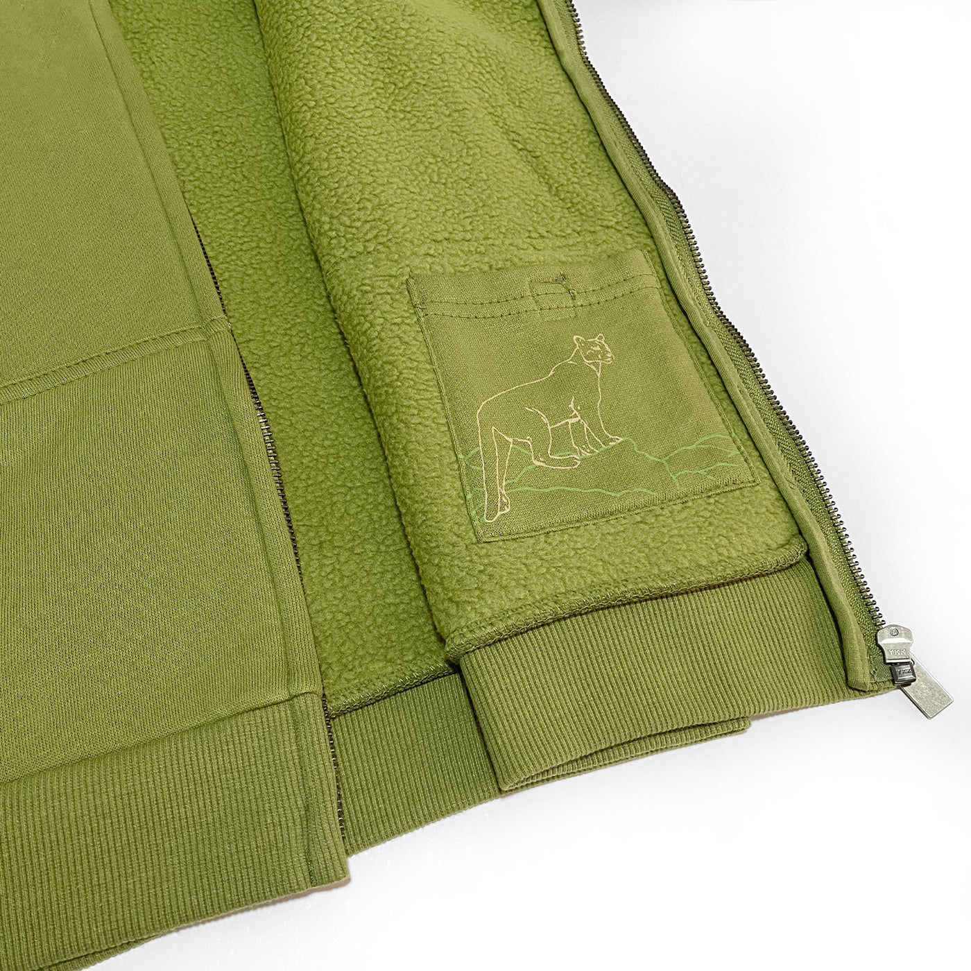 Polerón Algodón Orgánico con Interior Sherpa Niño Unisex Puelo