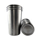 Vasos Acero Inoxidable Pack 4 Unidades 473ml