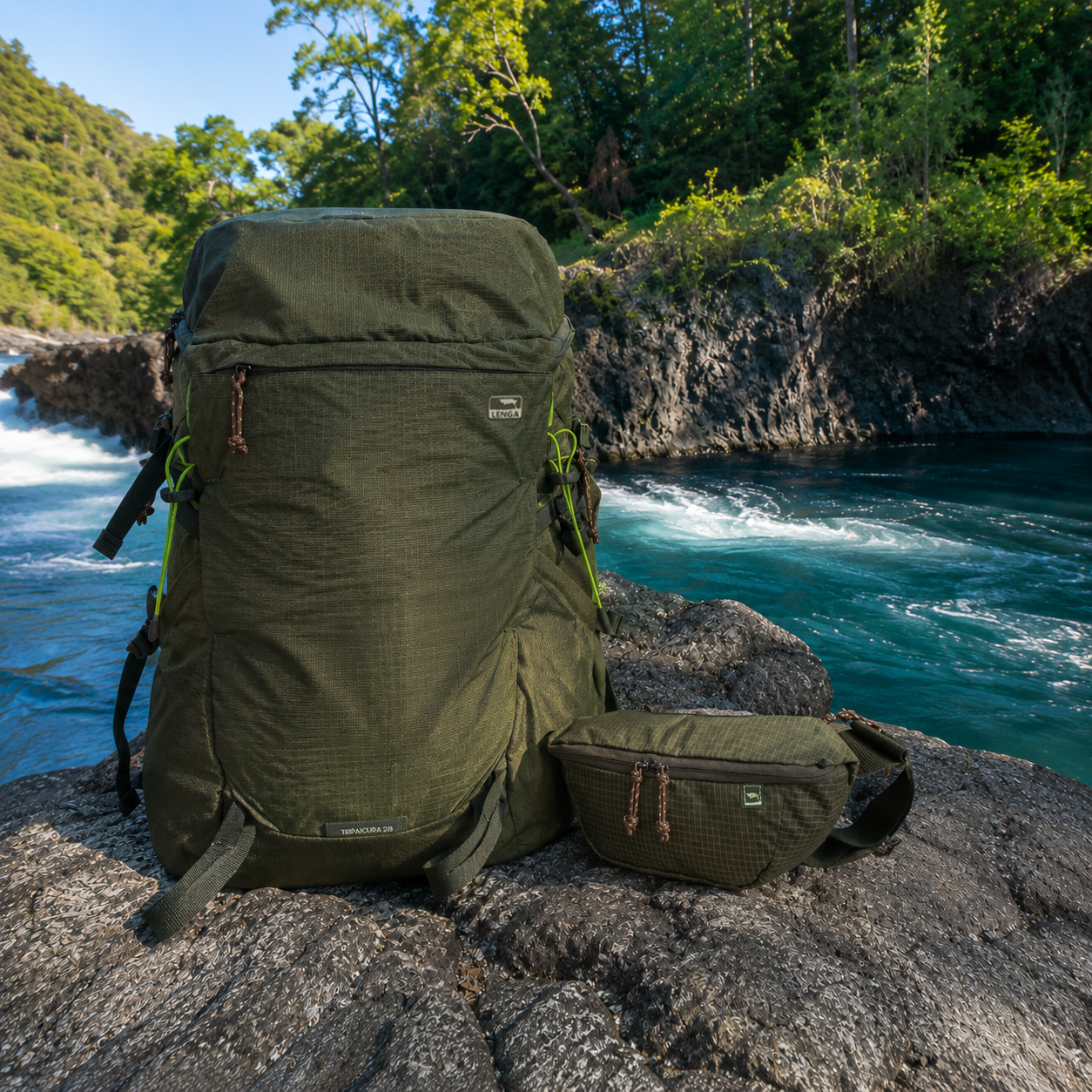 Pack Mochila Tripaicura 28Lts + Banano Cochamó 3Lts