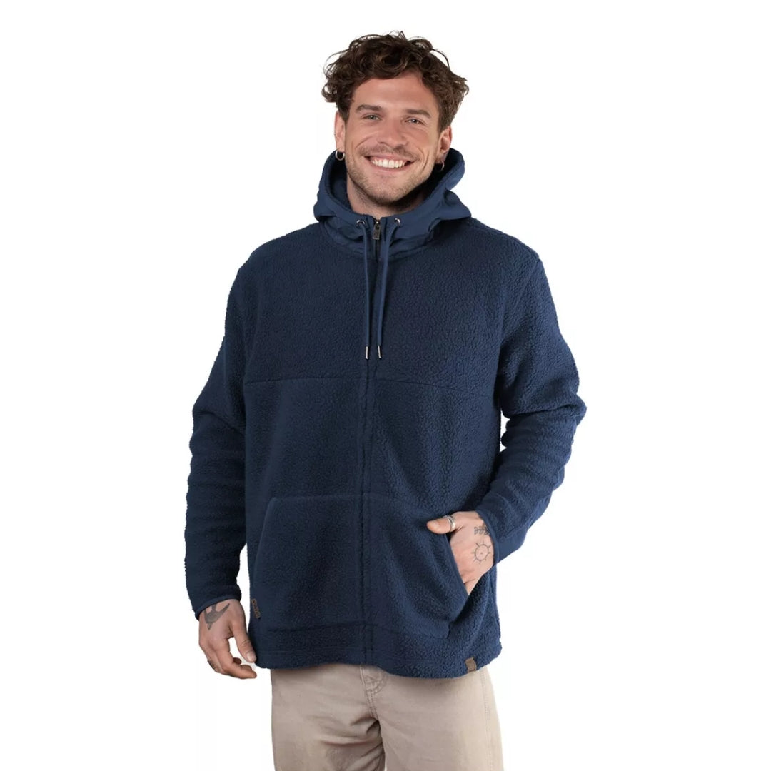 Chaqueta con Gorro Polar Sherpa Corcovado Sustentable