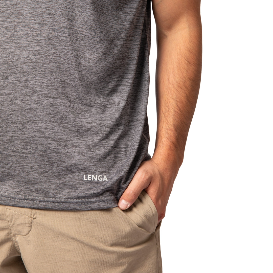 Polera Grit-dry UPF+50 Chañar
