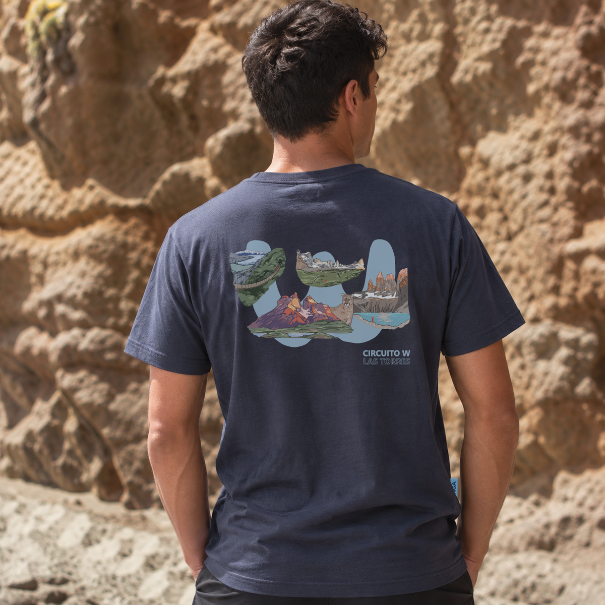 Polera Circuito W Las Torres Algodón Orgánico