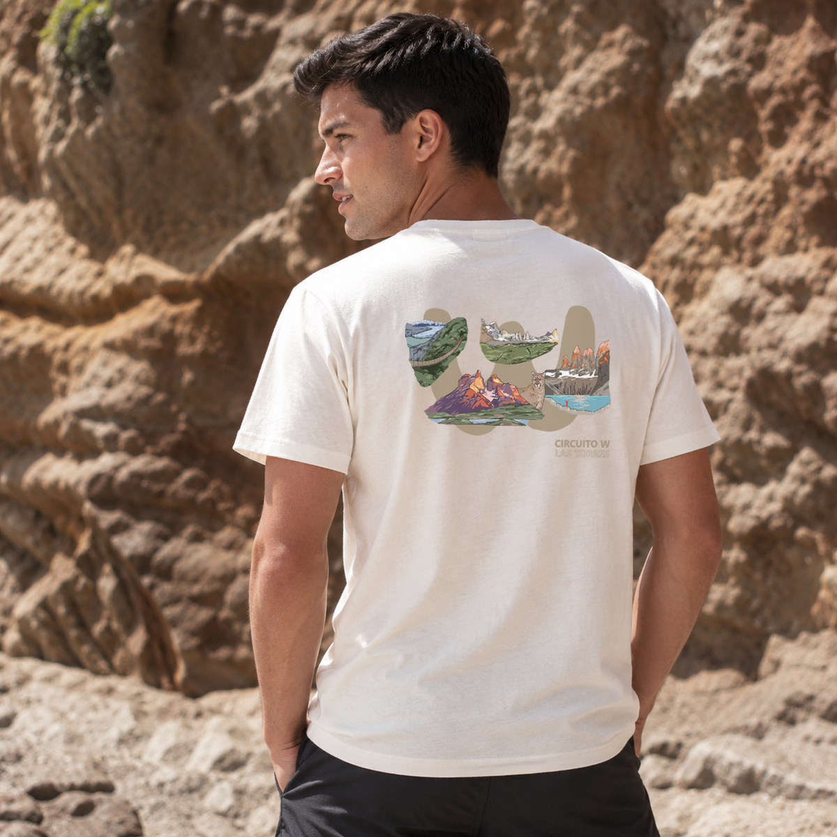 Polera Circuito W Las Torres Algodón Orgánico