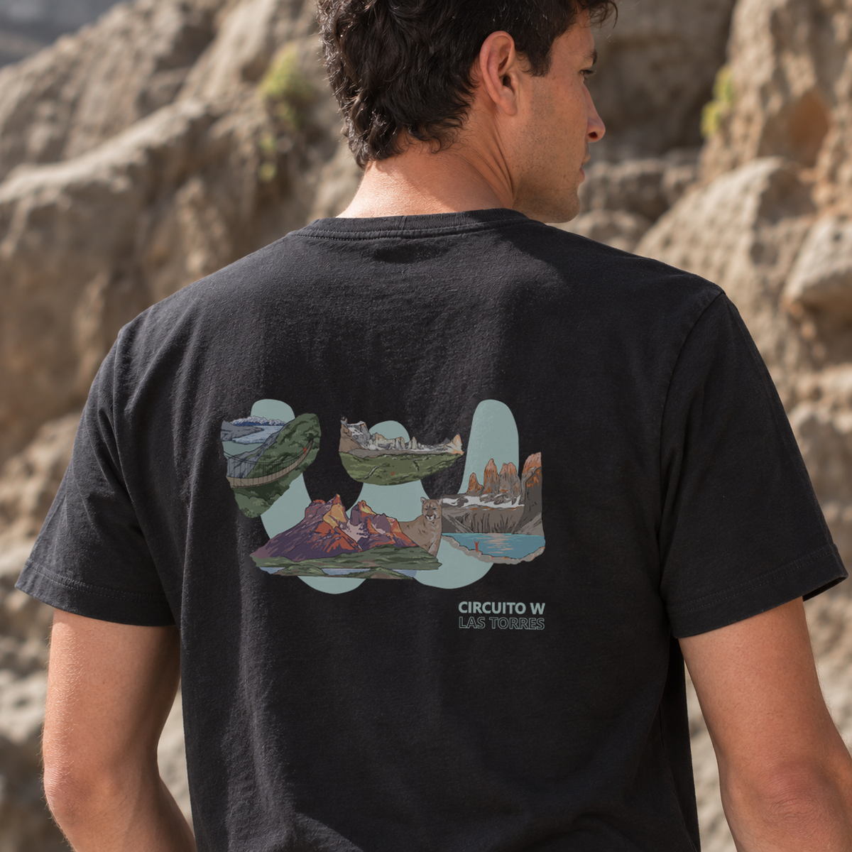 Polera Circuito W Las Torres Algodón Orgánico