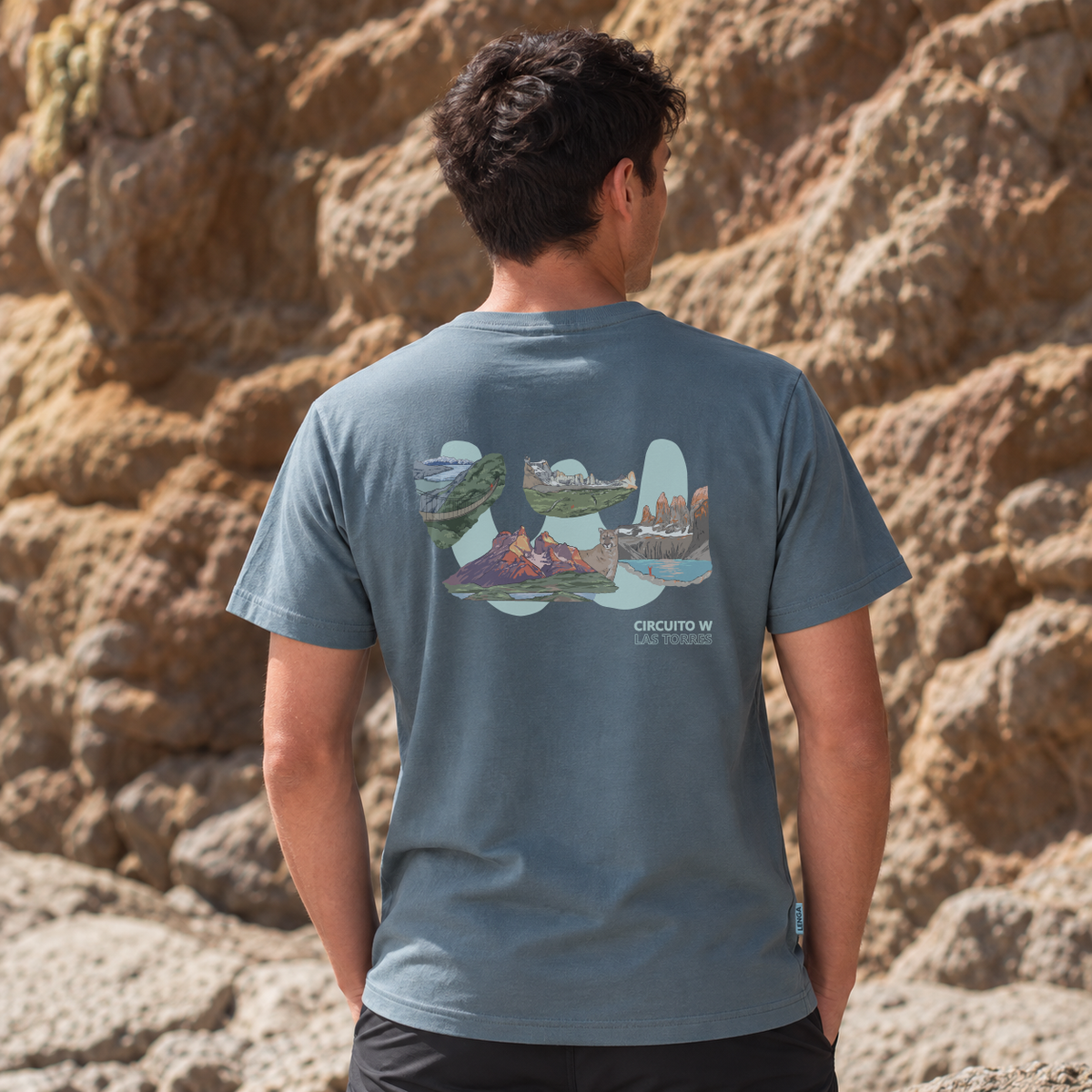 Polera Circuito W Las Torres Algodón Orgánico