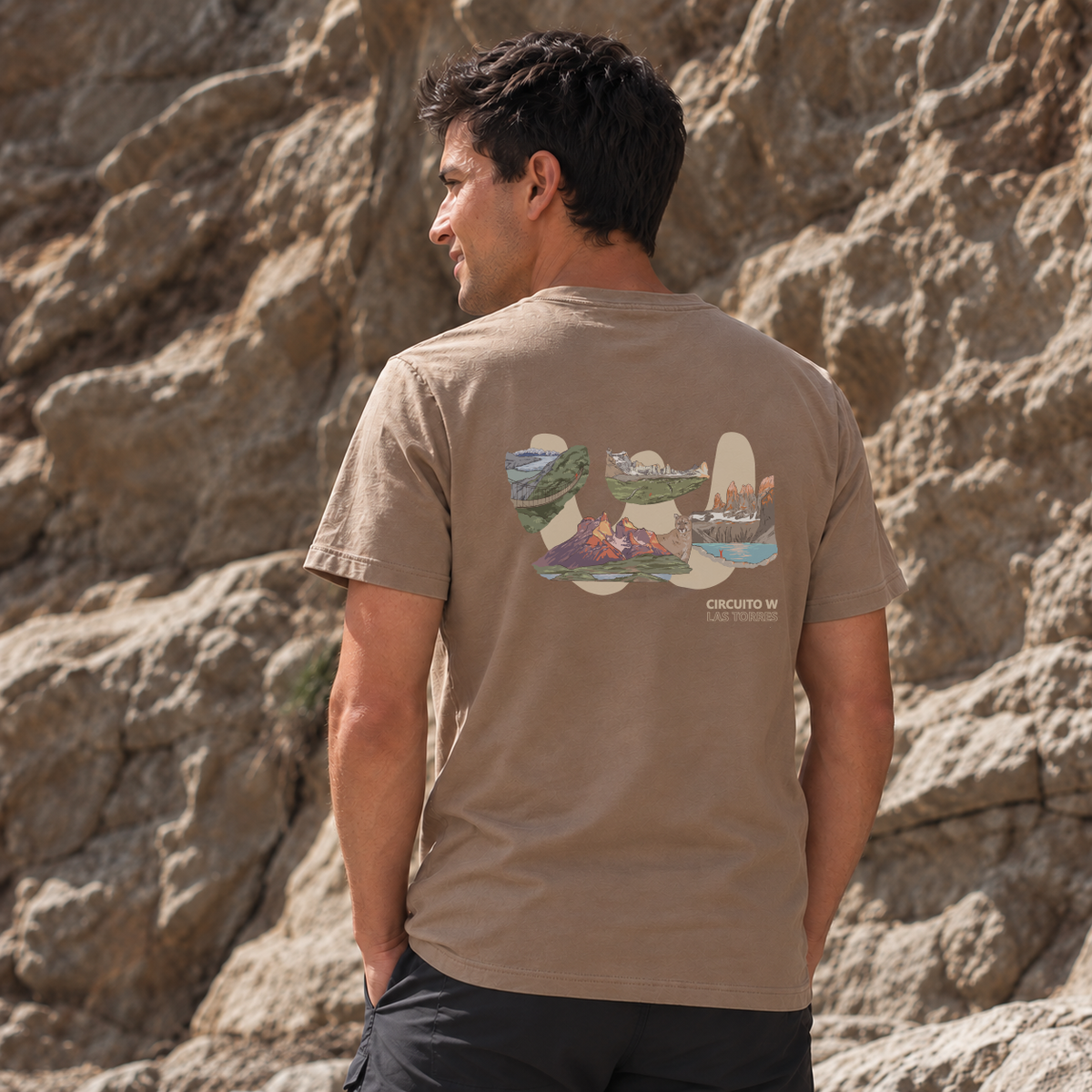Polera Circuito W Las Torres Algodón Orgánico