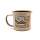 Tazón Mug Acero Esmaltado PN Mirador base Torres del Paine 330ml Color Café Claro