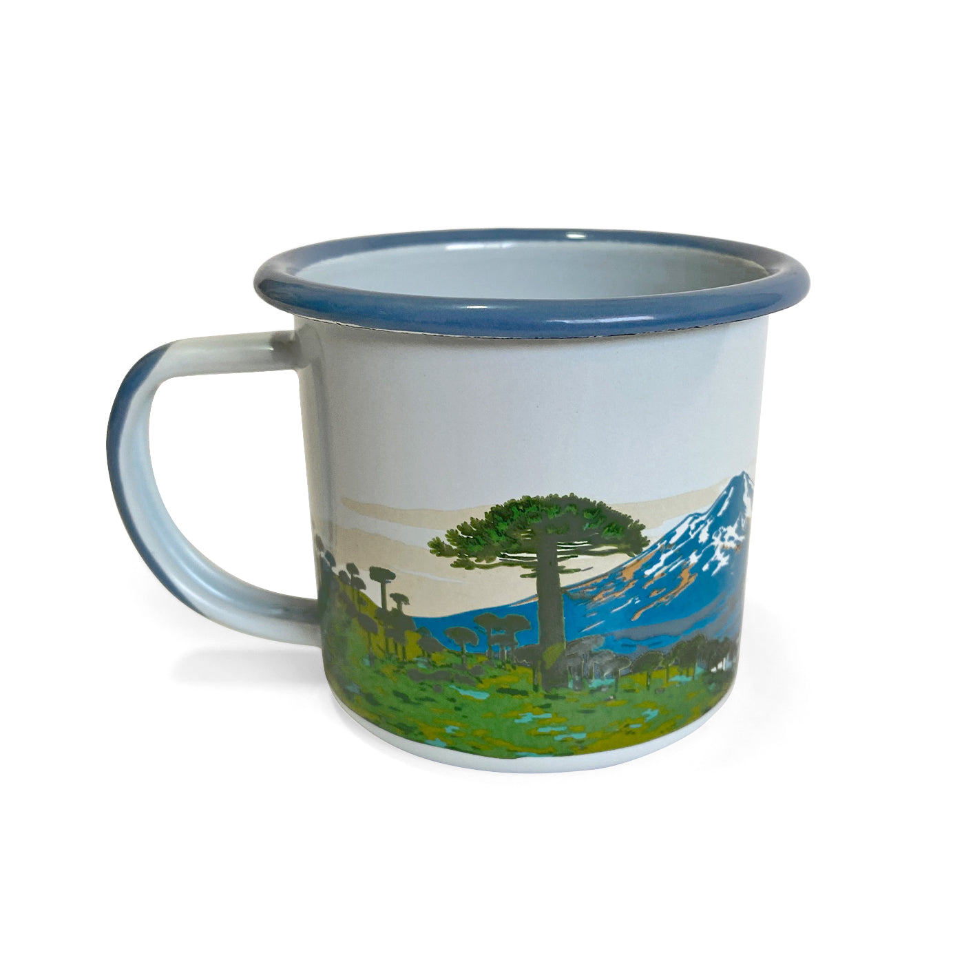 Pack 4 Tazones Esmaltados Parque Nacional Envolvente 330ml