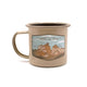 Tazón Mug Acero Esmaltado PN. Torres del Paine 330ml Color Café Claro