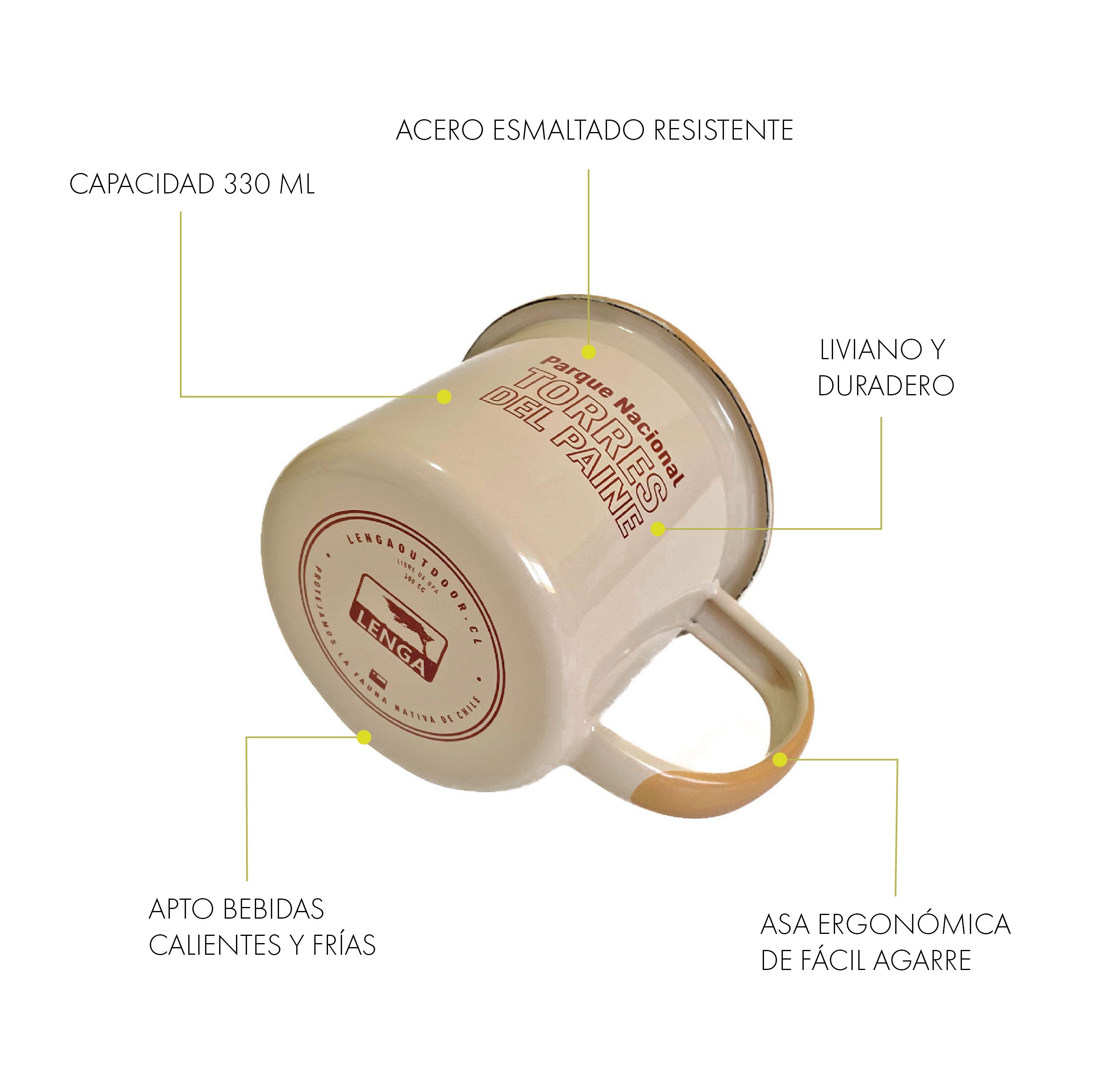 Tazón Puma Austral Beige 330ml