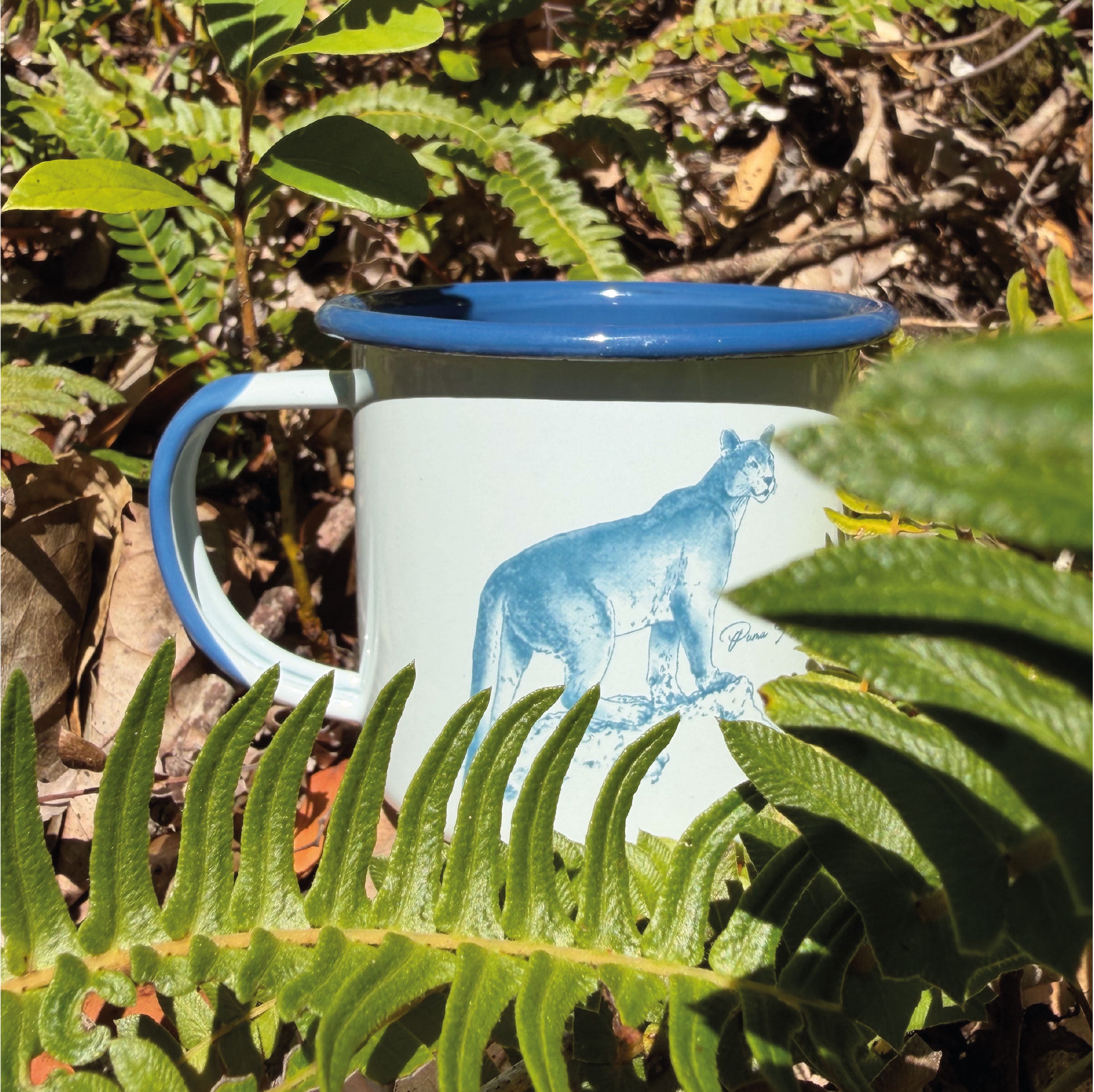 Tazón Puma Austral Celeste 330ml