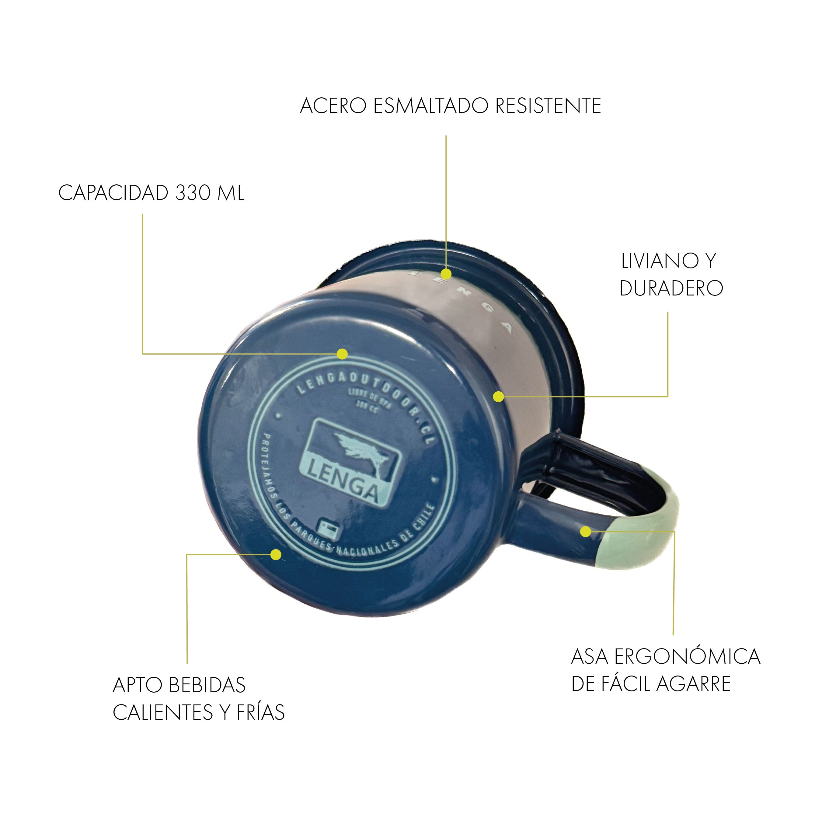 Tazón Acero Torres del Paine 330ml