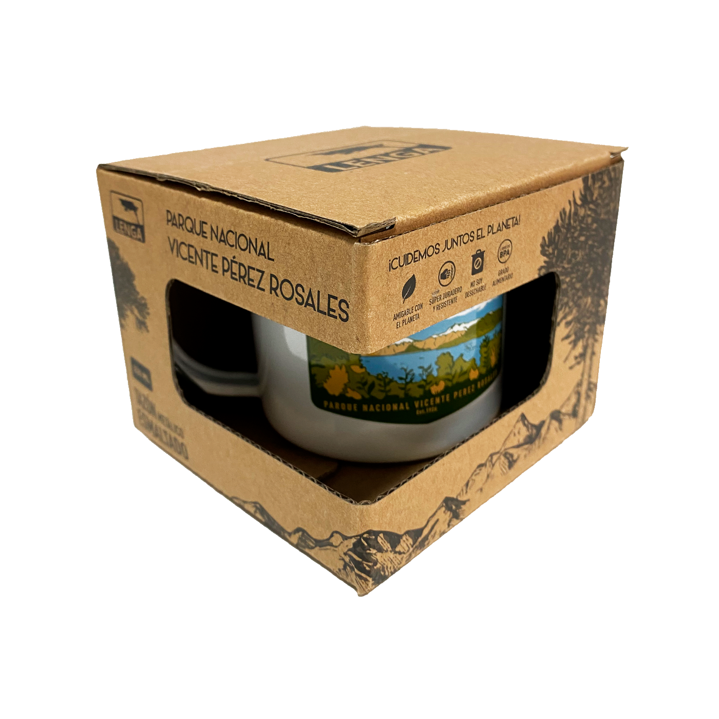 Pack Tazón 330ml + Jockey Vicente Pérez Rosales