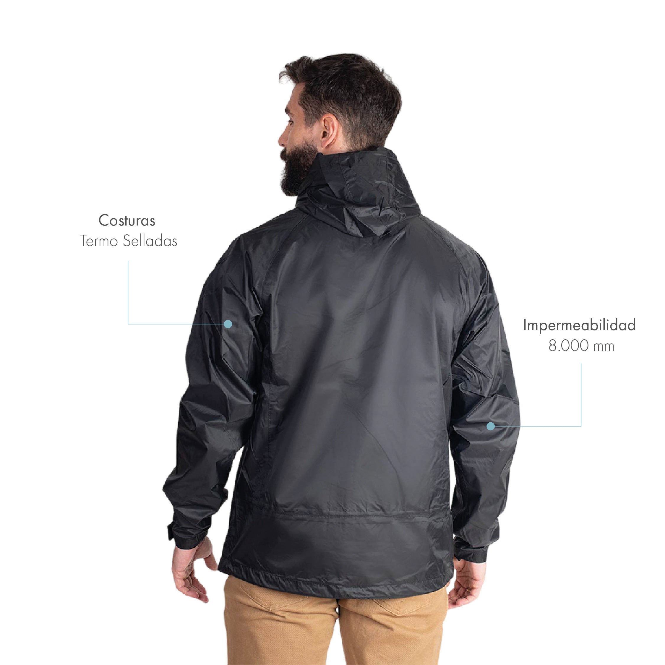 Chaqueta Impermeable Ultra Liviana Hydra-Pro Traumen
