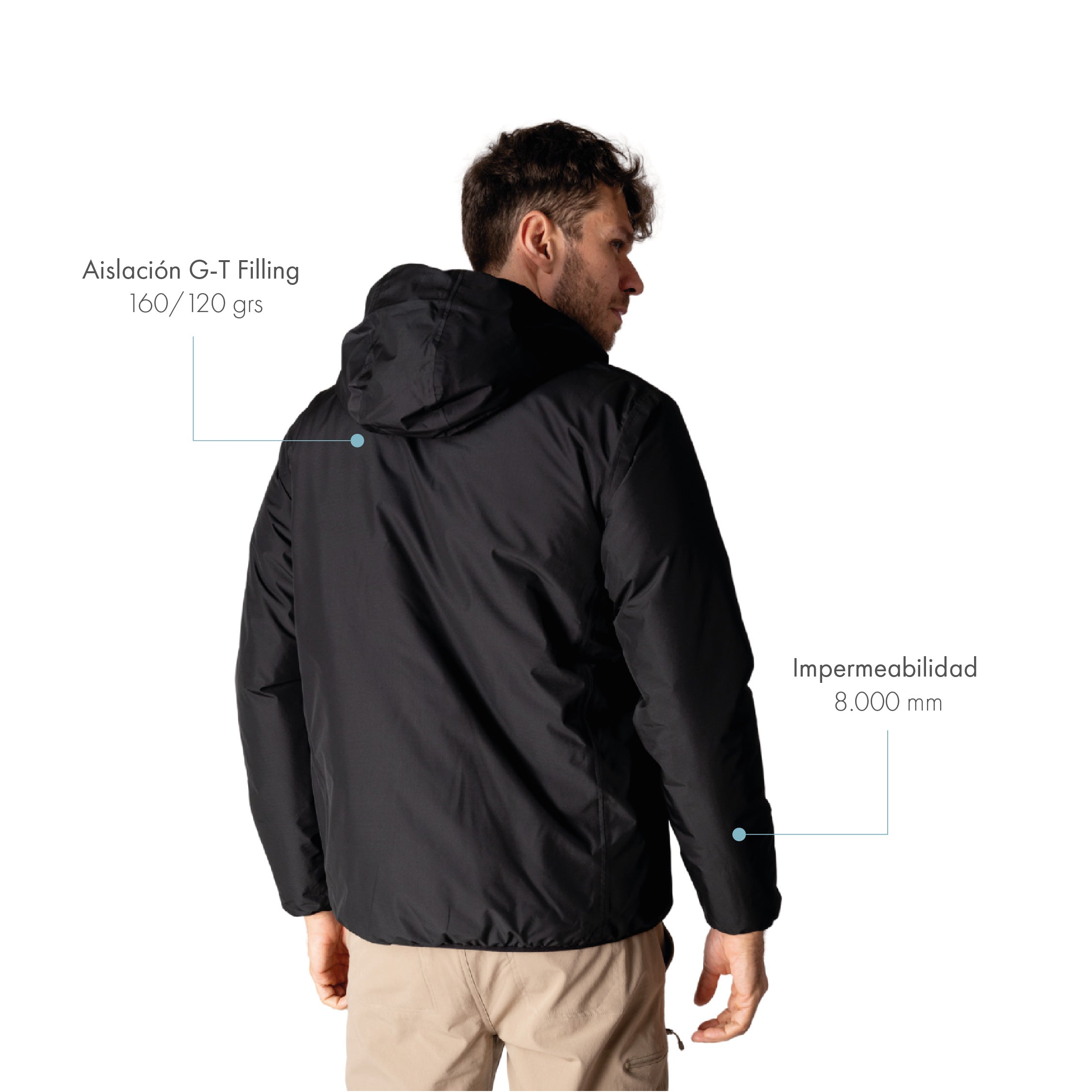 Parka Térmica Impermeable Terra-lite Ventisquero