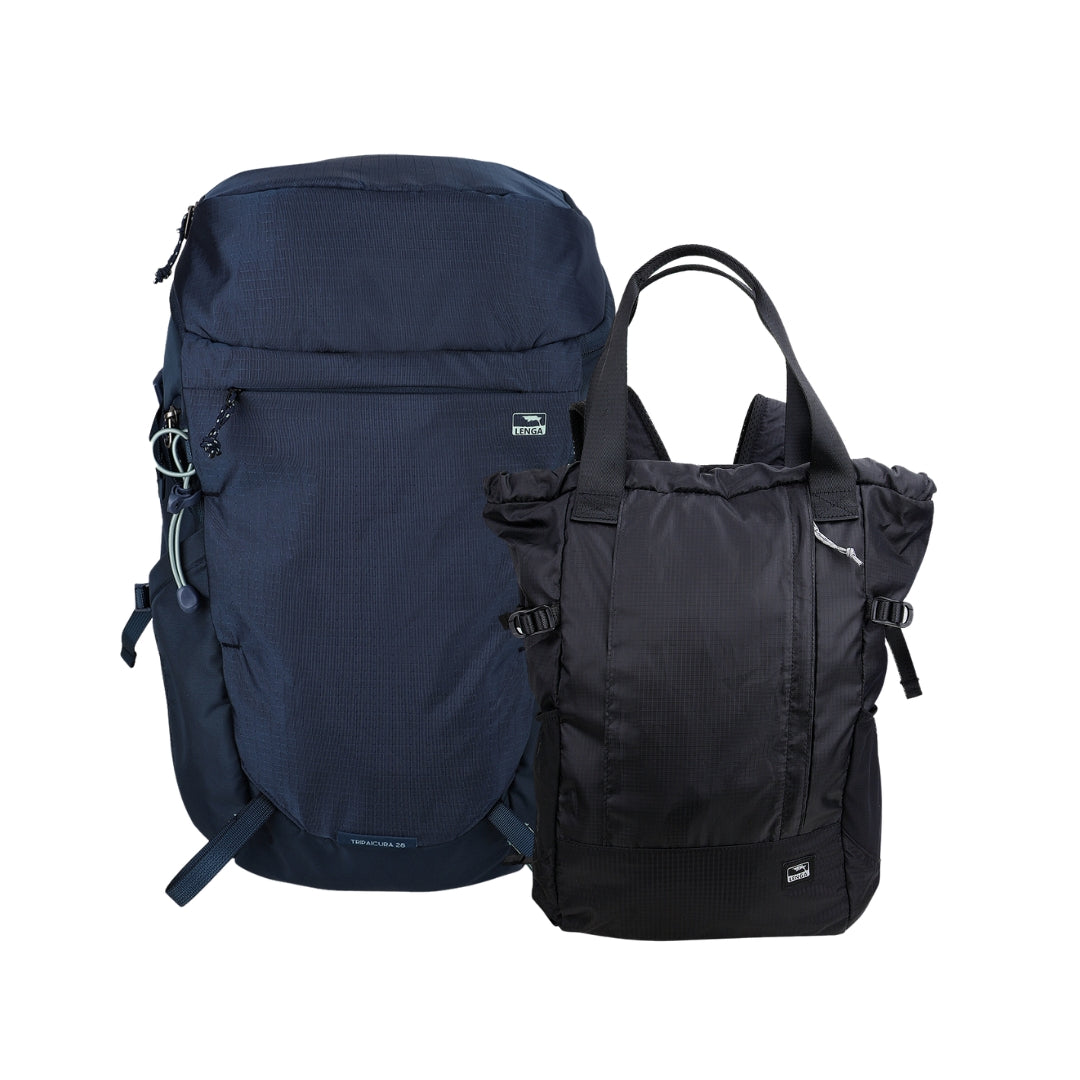 Pack Mochilas Outdoor Tripaicura 28Lts y Petrohue 22Lts