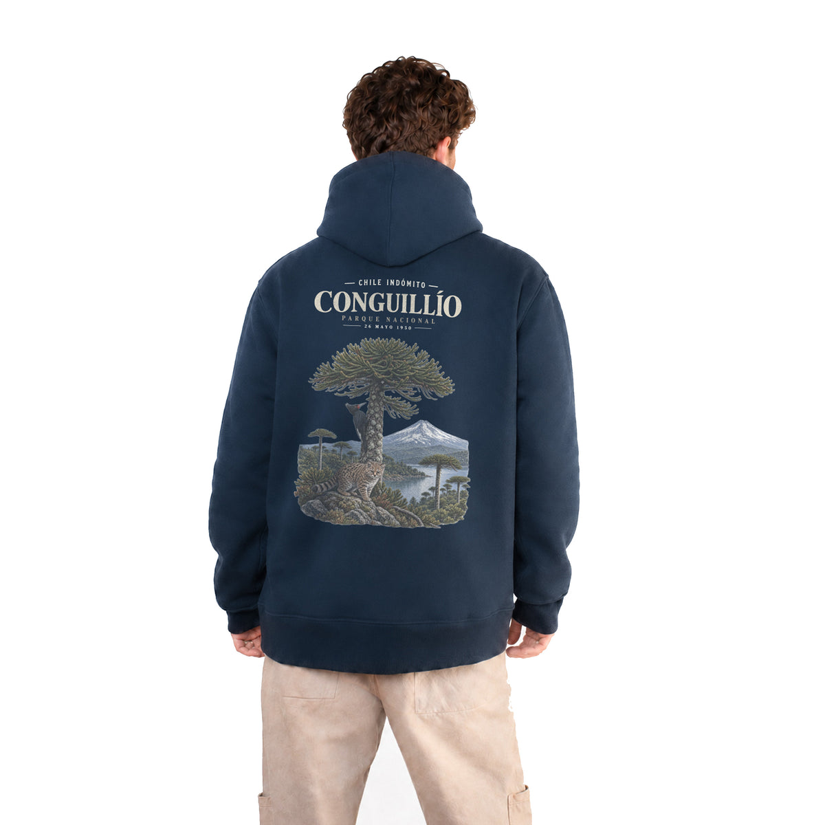 Polerón con gorro Conguillío Chile Indómito