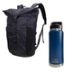Pack Mochila Autoguardable Anon 20Lts + Botella Acero Inox 750ml
