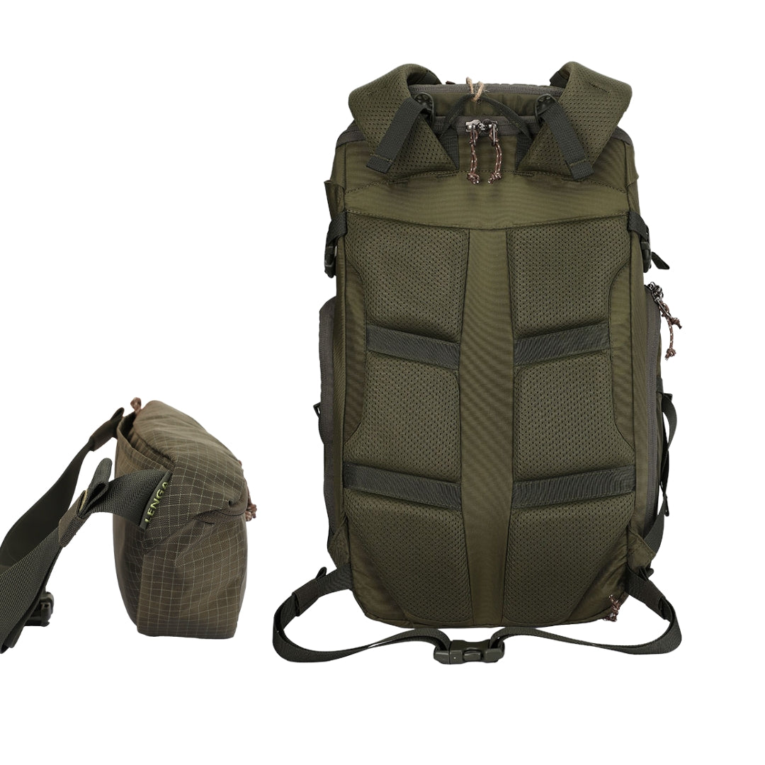 Pack Mochila Outdoor Tripaicura 28Lts + Banano Multifuncional Cochamó 3Lts