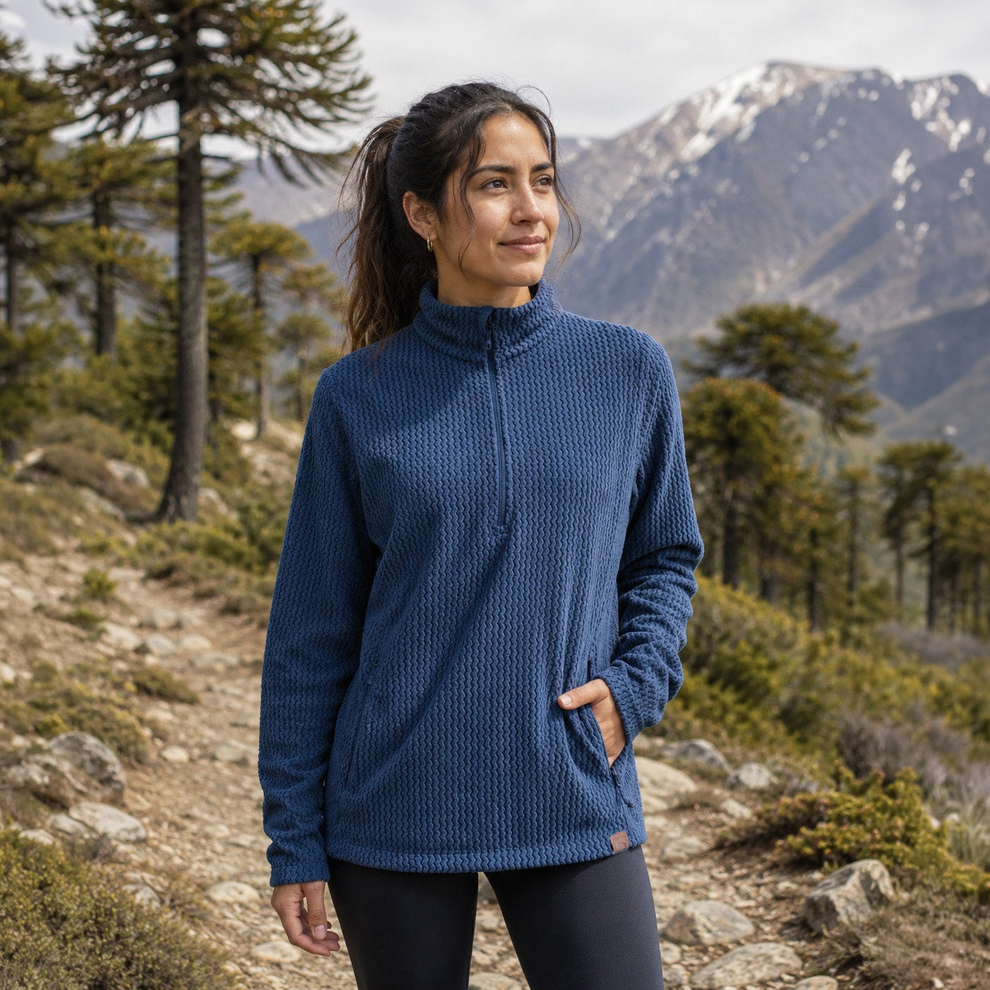 Chaqueta pullover Micropolar Pangue