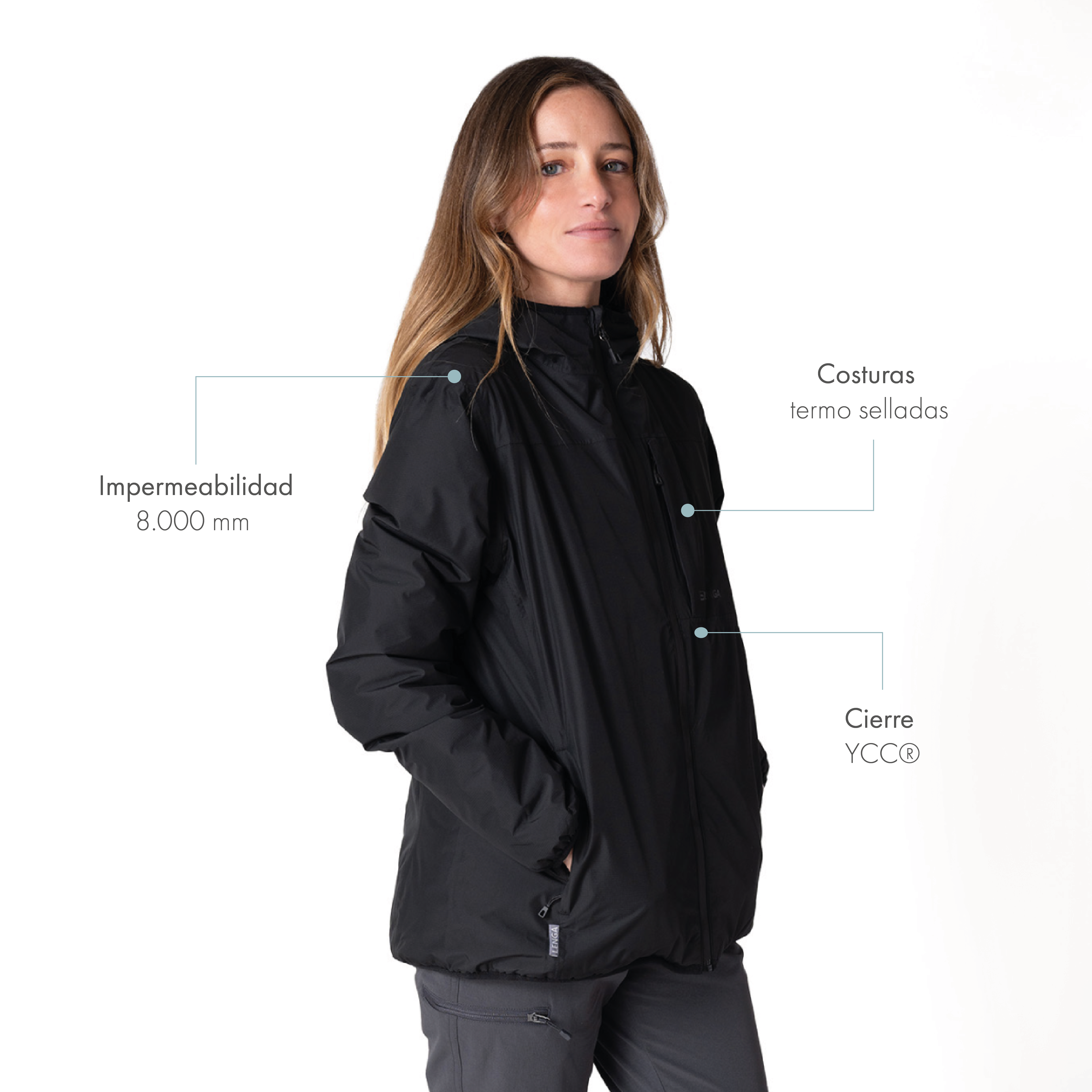 Parka Térmica Impermeable Terra-lite Ventisquero